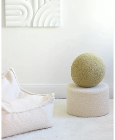 Зелена детска възглавница за диван от букле Ball – Wigiwama