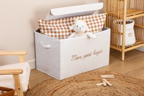 Кутия за съхранение на играчки atmosphera Teddy, 36х36х57 cm - Кафяв