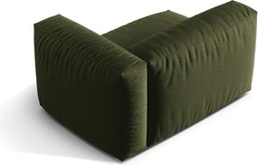 Зелен модул за диван (десен ъгъл) Martina – Micadoni Home