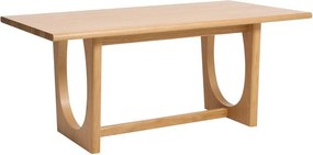 Сгъваема трапезна маса от декор от дъб 95x180 cm Flow – Unique Furniture