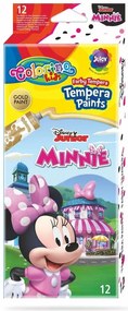 Colorino - Disney Junior Minnie Темперни бои 12 цв. в туби 12 ml