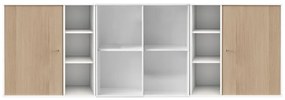 Бял стенен скрин от дъб Hammel , 206 x 69 cm Mistral Kubus - Hammel Furniture