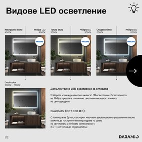 Огледало с лед осветление F5