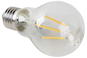 Комплект от 5 LED крушки E27 прозрачни 3W 250lm 2200K