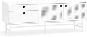 Бяла маса за телевизор 140x52 cm Punto - Teulat