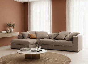 Ъгъл диван Pilo-Customizable-225φ 145β cm.-Sand (Star4603)