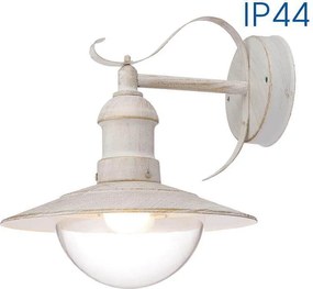 Градински аплик RIVIERA, бял, 1xE27