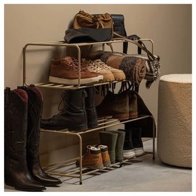 Светлокафяв метален рафт за обувки Josse - WOOOD