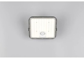 LED стенно външно осветително тяло с таймер и соларен панел (височина 19 cm) Acora – Trio