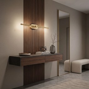 LED аплик за баня APP1893-1W 60 cm BRUSH GOLD
