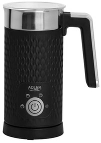 Уред за разпенване на мляко Adler AD 4494B, 500W, 300 мл, Незалепващо покритие, Черен