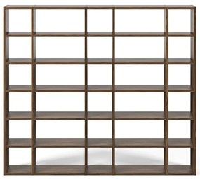 Шкаф за книги в орех 255x224 cm Pombal - TemaHome