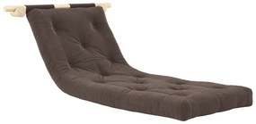 Тъмнокафяво кресло от рипсено кадифе Hooked – Karup Design