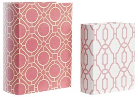 Кутия DKD Home Decor Книга Пластно Дървен (2 Части) (20 x 8 x 26 cm)