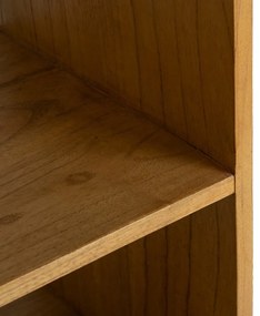 Библиотека от масив от минди в естествен цвят 90x150x40 cm Lysa – Ixia