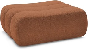 Оранжева табуретка от прежда с примки от букле Azra – Bobochic Paris