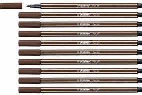 Плумастер Stabilo Pen 68 Кафяв 10 броя