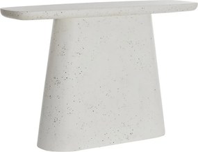Бяла конзолна маса 40x120 cm Hamura – Light & Living