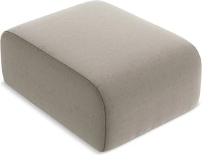 Светлокафява кадифена табуретка Lani – Makamii