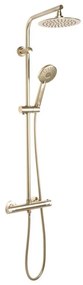 REA-P8413 - Душ комплект BLISS с термостатен смесител, четкано златно покритие