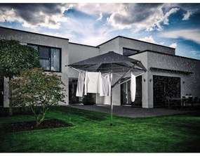 Градинска сушилня за дрехи в сребрист цвят 40 m LinoProtect 400 – LEIFHEIT