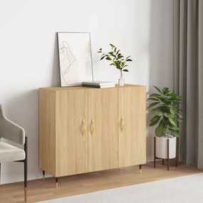 828087 vidaXL Сайдборд, дъб сонома, 90x34x80 см, инженерно дърво