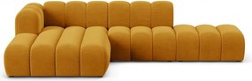 Жълт ъглов диван (ляв ъгъл) Lupine – Micadoni Home