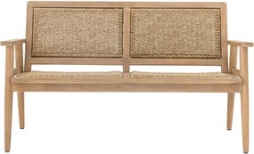 Градински диван от масивна дървесина в естествен цвят Sorrento – Bloomingville