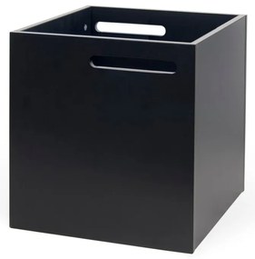 Черна кутия за съхранение на книжарница Berlin - TemaHome