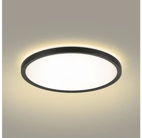 Brilagi - LED Лампа за баня ULTRA SLIM LED/18W/230V Ø 30 см черен IP54