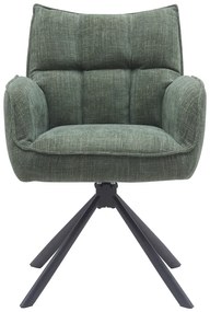 Зелени тапицирани трапезни столове в комплект 2 бр. Marilla – Unique Furniture