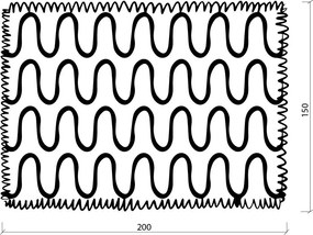Розово одеяло 150x200 cm Swirl – noo.ma