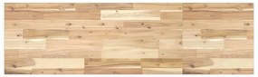 3279411 vidaXL Плаващ рафт 160x40x2 см необработено масивно дърво акация