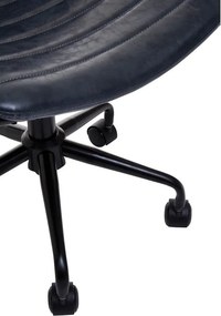 Тъмносив офис стол от имитация на кожа Forbes – Premier Housewares