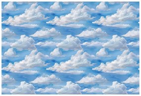 Самозалепващ фототапет – Пухкави бели облаци на синьо