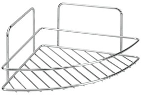 Стоманен рафт за баня в блестящо сребрист цвят Luxy – Metaltex