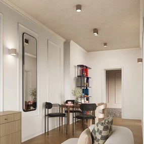 Кафяво-сива стенна лампа ø 10 cm Zora – Sollux