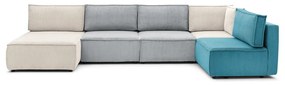 Променлив ъглов U-образен диван от велур Nihad modular - Bobochic Paris