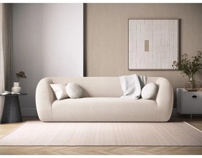Кремав диван от плат bouclé 230 cm Essen - Cosmopolitan Design