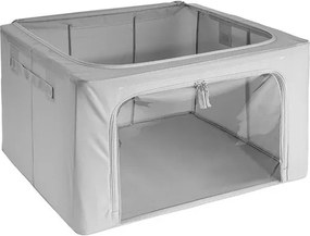 Комплект от 2 кутии за съхранение, голям капацитет 40x30x20cm, прозрачен прозорец, здрави дръжки Ruhhy