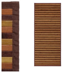 Бамбукова пътека в кафяво и цвят горчица 75x175 cm – Casa Selección