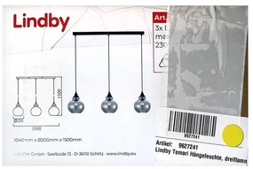 Lindby - Пендел TEMARI 3xE27/60W/230V