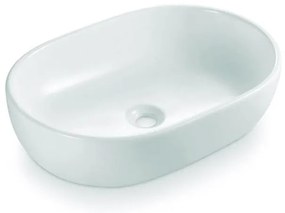Bathco 4037 - Мивка за плот TOULOUSE 59 x 41,5 см, порцелан, бяла