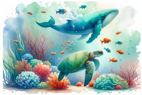 Картина на платно – Морска природа и животни