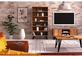 Етажерка за книги от букова дървесина 91x185 cm Golo - The Beds