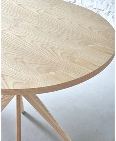 Трапезна маса от масивен ясен 90x90 cm Jubi – Ragaba