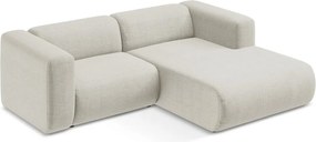 Бежов ъглов диван (десен ъгъл) Ekahi – Makamii