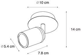 Модерен баня прожектор месинг IP44 - Ducha