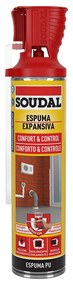 Пяна Soudal Confort &amp; Control 123921 Полиуретан 600 ml