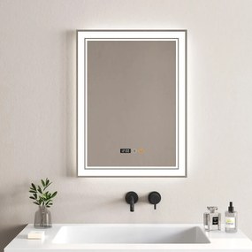 LED огледало с нагревател ICL 1794, Inter Ceramic, 50x70см